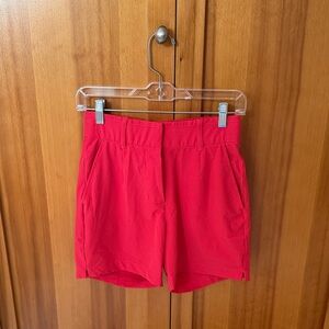 Nike Women's High Waist Red Shorts